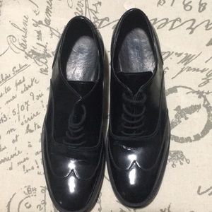 Women Oxford shoes - leather - Made in Italy